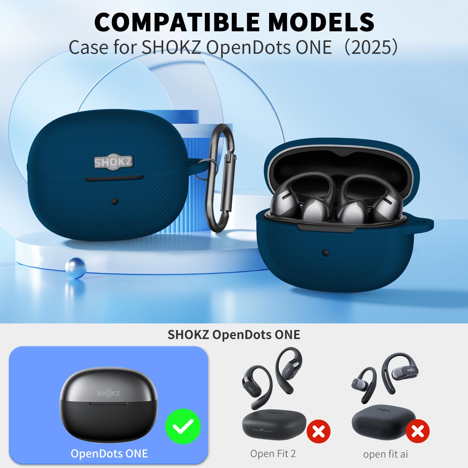 Amazon.com: TUDIOW for SHOKZ OpenDots ONE/OpenDots 2 Case, Soft